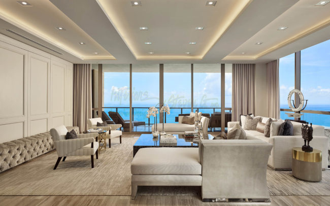 Contemporary Mansions at Aqualina | Interiors by Steven G