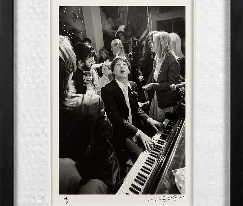 Paul Mccartney At Ringo Starr's Wedding Reception, London 1981